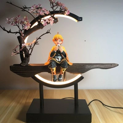 Demon Slayer's: Tanjiro & Nezuko Model With USB Light - Zenitsu C (35cm)